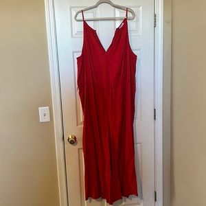 Bright Red Jumper + Jumpsuit